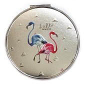 Καθρεφτάκι τσέπης πλαστικό Flamingo №4