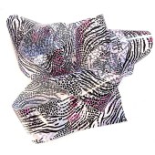 Nail Foil για διακόσμηση νυχιών animal print purple