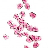 Fimo διακοσμητικά νυχιών angry beard pink 25 τεμάχια