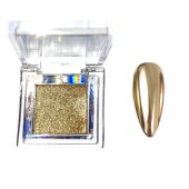Compact Σκόνη mirror για μονόχρωμο effect χρυσο για τα νύχια 01