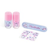 Martinelia Yummy Nail Art σετ περιποίησης νυχιών με δυο βερνίκια glitter νυχιών 