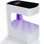 Mini λάμπα πολυμερισμού νυχιών 24w με καλώδιο usb και ψηφιακή οθόνη ιδανική για Soft Gel Tip
