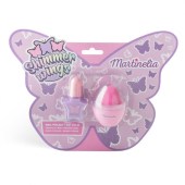 Martinelia Shimmer Wings Nails & Lips Duo Σετ με Υδατοδιαλυτό Βερνίκι Νυχιών και Lip Balm 