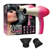 Σεσουάρ Πιστολάκι ID Italian Air Lissimo Hair Dryer GTI-2300 Goldstar Gold & Pink