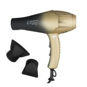 ID Italian Air Lissimo Hair Dryer GTI-2300 Goldstar Μαύρο Χρυσό