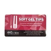 Soft Gel Tips long Square 440 Τεμάχια