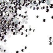 Διακοσμητικά Κρύσταλλα Νυχιών τυπου Swarovski 1440 τεμ γκρι 2mm