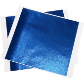 Μεταλλικά φύλλα χρωματιστά μπλε 5 τεμαχια.