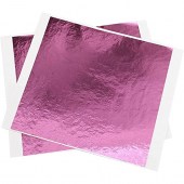 Μεταλλικά φύλλα χρωματιστά ροζ 5 τεμαχια.