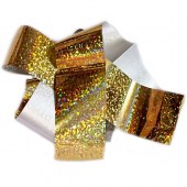 Transfer Foil νυχιών ιριδίζων χρυσο Crazy Gold
