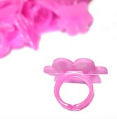 Δαχτυλίδι παλέτα ανάμιξης χρωμάτων πλαστικη ροζ για nail art