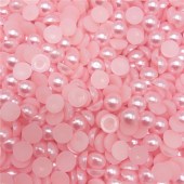 Ροζ Διακοσμητικές πέρλες νυχιών 3mm