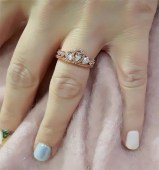 Γυναικείο δαχτυλίδι φο μπιζού κορόνα 