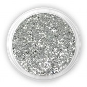 Glitter σκόνη νυχιών  ασημενιο No.9