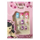 Νύχια ψεύτικα παιδικά για κορίτσι Sara nail UNICOR