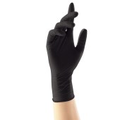 Γάντια Νιτριλίου Μαύρα Large Χωρίς Πούδρα 100τεμ