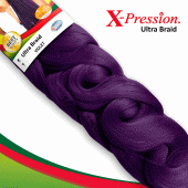 Μαλλιά για ράστα και κοτσίδες X- Pression Ultra Braid #Violet