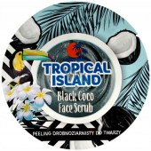Πιλινγκ προσώπου tropical island black coco face scrub