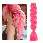Μαλλιά για ράστα και κοτσίδες X- Pression Ultra Braid #Pink