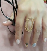 Γυναικείο δαχτυλίδι φο μπιζού Gold