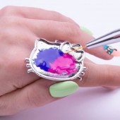 Δαχτυλίδι παλέτα ανάμιξης χρωμάτων hello kitty