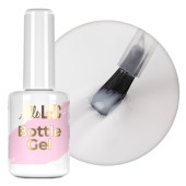 Gel In Bottle Τζελ νυχιών σε μπουκάλι με πινέλο AlleLac Milky Elegance 01 15g