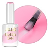 Gel In Bottle Τζελ νυχιών σε μπουκάλι με πινέλο AlleLac Milky Elegance 01 15g