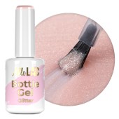 Gel In Bottle Τζελ νυχιών σε μπουκάλι με πινέλο AlleLac Nude Glimmer 05