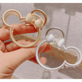 Κλαμερ μαλλιών χρυσό μεταλλικό Minnie mouse