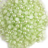 Light green Διακοσμητικές πέρλες νυχιών 4mm