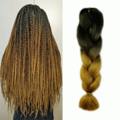 Μαλλιά για ράστα και πλεξούδες ombre pre-stretced X- Pression #T1B/27