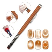 Πινέλο για Gel Acrygel και Cat Eye με 2 μαγνήτες
