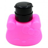 Δοχείο με αντλία για υγρά μανικιούρ Pump 300ml Ροζ Hello Kitty
