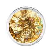 Prismatic Foil Flakes Gold Nr 2