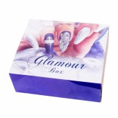Σετ Ημιμόνιμα, Gel Χτισίματος Stamping και Διακοσμητικά Νυχιών Glamour Box