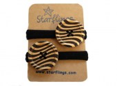 Λαστιχάκια μαλλιών StarFlings ζεμπρα