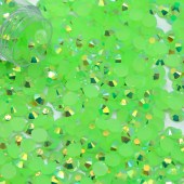 Πράσινα διακοσμητικά στρας για τα νύχια 3mm 100 τεμάχια