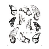 Αυτοκόλλητα νυχιών πεταλούδα STZ-1017