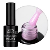 Milky Pink Top Coat NO WIPE NTN HEMA/Di-HEMA Free χωρίς κολλώδη ουσία 7g