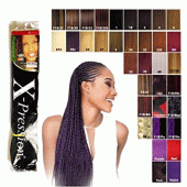 Μαλλιά για ράστα και πλεξούδες X- Pression #1 μαύρο 