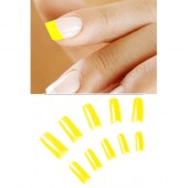 Κίτρινα Tips ψεύτικα νύχια 100 τεμ.